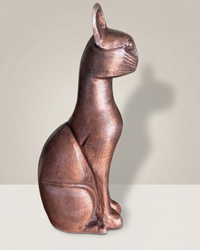 Egyptische Bastet kat, vintage kattenbeeld