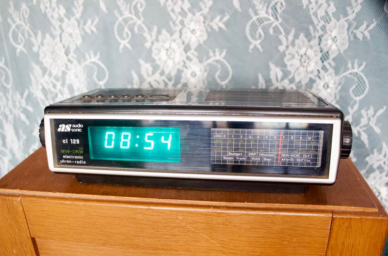 Detailfoto LED-display en frontpaneel Audio Sonic CL129