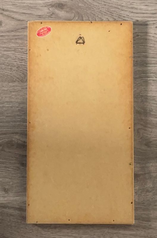achterzijde met sticker van lijstenmakerij Ankone Oldenzaal