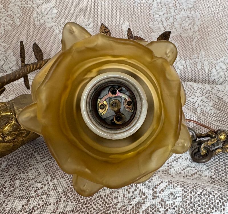 Franse putto hanglamp, Belle Époque